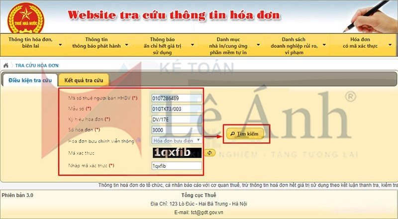 Tra cứu hóa đơn điện tử - 2