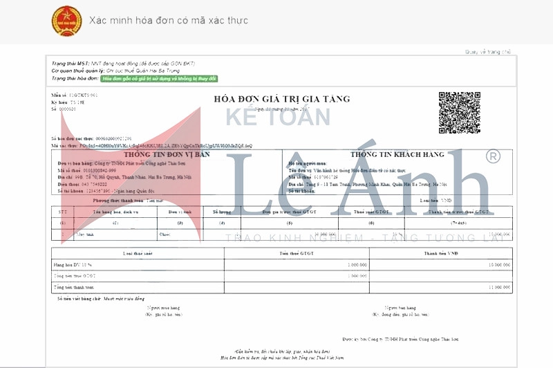 Tra cứu hóa đơn điện tử - 7