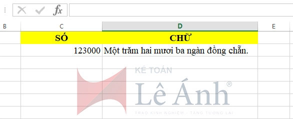 Cách đổi số thành chữ