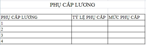 Phụ cấp lương