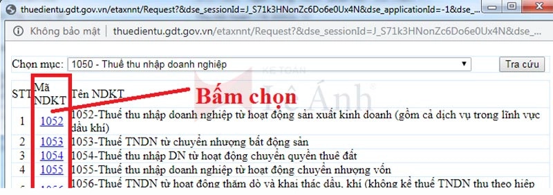 giấy nộp tiền vào ngân sách