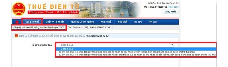 Cách đăng ký mã số thuế cá nhân online