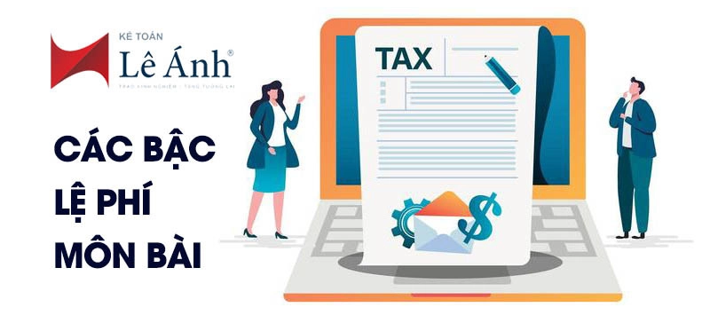 Các bậc lệ phí môn bài