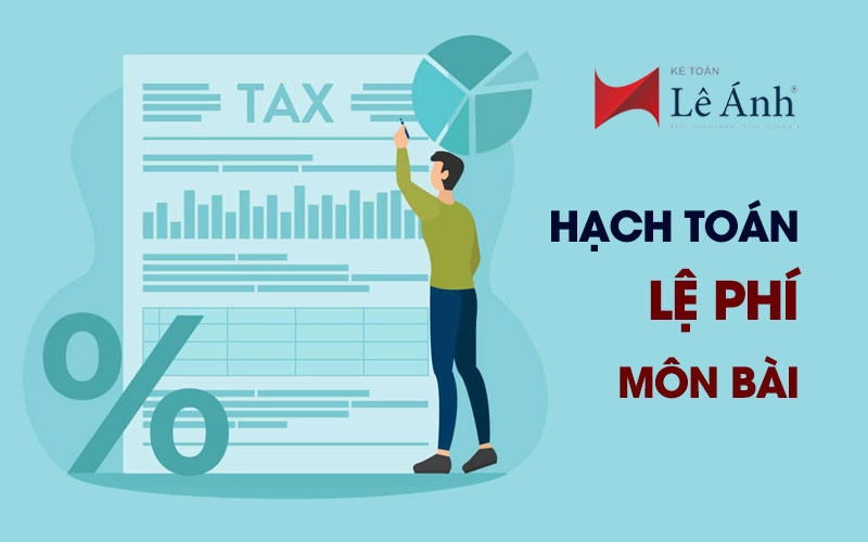 Hạch toán lệ phí môn bài