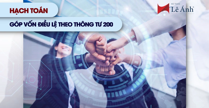 Hạch toán góp vốn điều lệ
