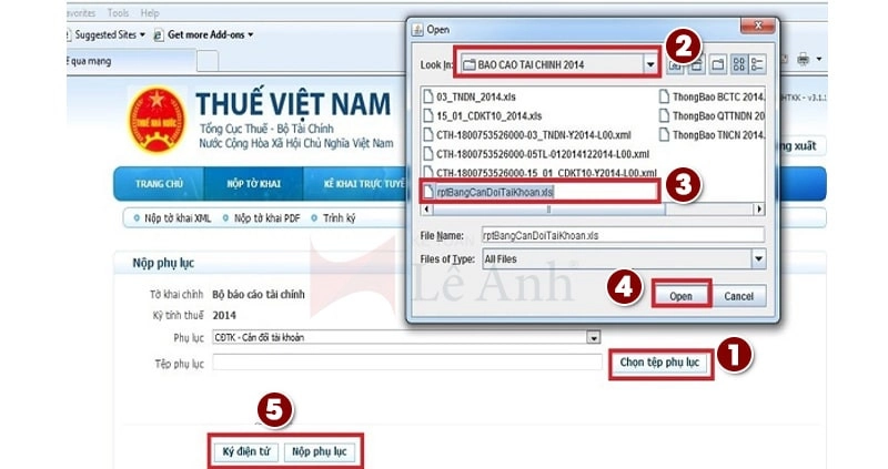 Cách nộp báo cáo tình hình tài chính qua mạng