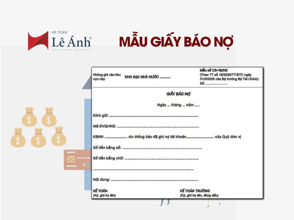 Mẫu giấy báo nợ