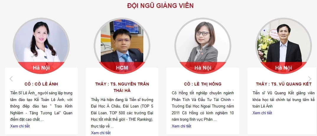 giảng viên khóa học phân tích tài chính doanh nghiệp