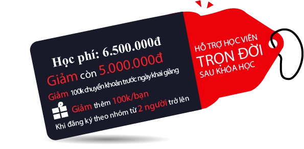 Học phí khóa học quản lý tài chính cá nhân