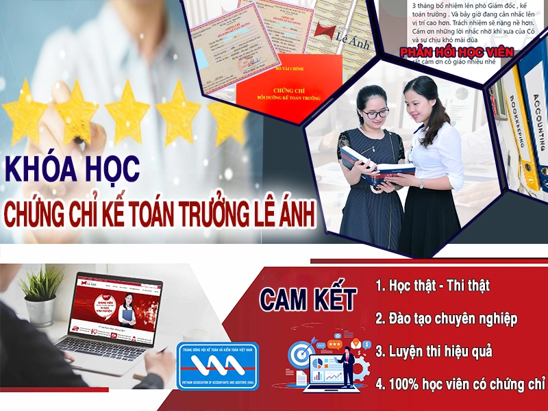 Khóa học chứng chỉ kế toán trưởng lê ánh