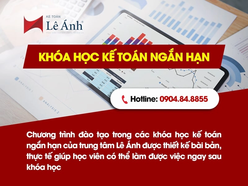 Khóa học kế toán ngắn hạn tại TPHCM