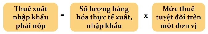 Phương pháp tính thuế xuất nhập khẩu