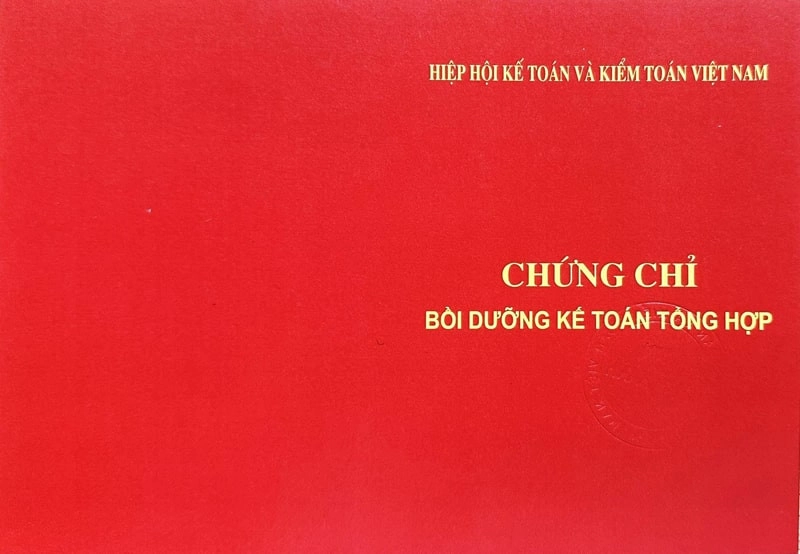 Chứng chỉ kế toán tổng hợp