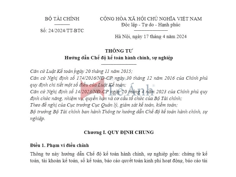 thong-tu-24-2024-tt-btc-huong-dan-che-do-ke-toan-hanh-chinh-su-nghiep