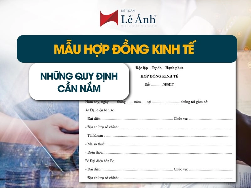 Mẫu hợp đồng kinh tế phổ biến