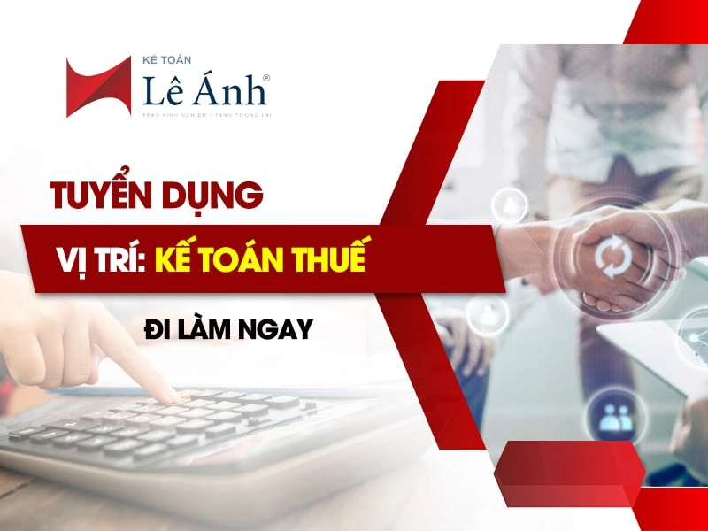 Tuyển dụng kế toán thuế