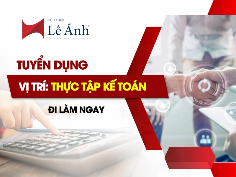 Tuyển dụng thực tập kế toán