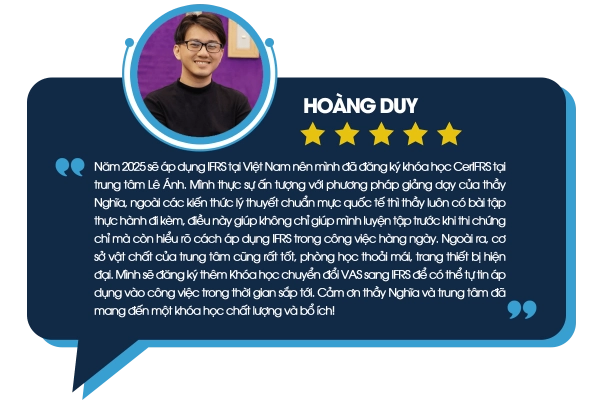 Phản hồi học viên Khóa học CerIFR online