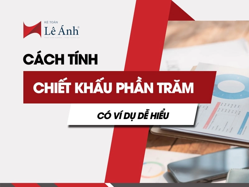 cách tính chiết khấu phần trăm