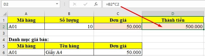 Bài tập Excel - Hàm Vlookup