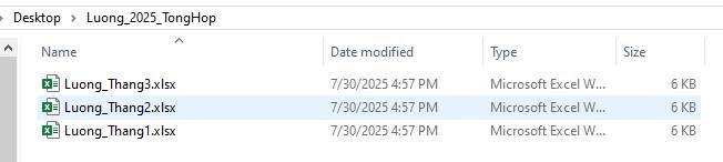 Cách gộp nhiều file Excel thành một file duy nhất