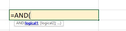 Hàm AND trong Excel