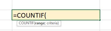Hàm COUNTIF trong Excel