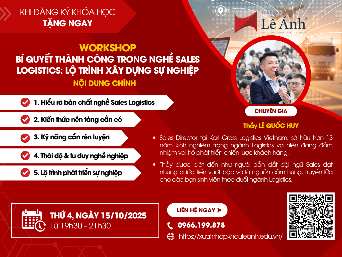 Workshop xuất nhập khẩu Lê Ánh