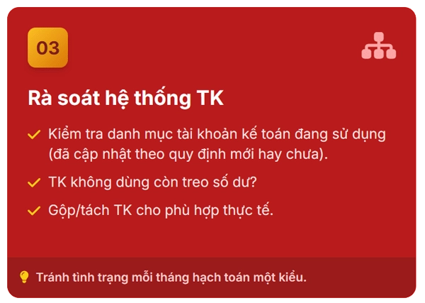 Check list công việc kế toán