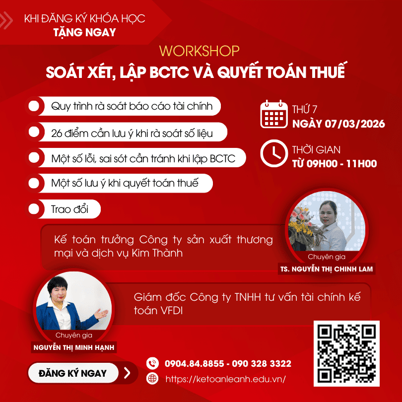 Workshop soát xét báo cáo tài chính