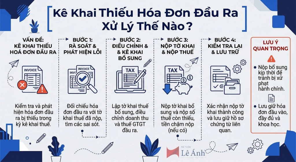 4 bước xử lý theo chuẩn nghiệp vụ thuế