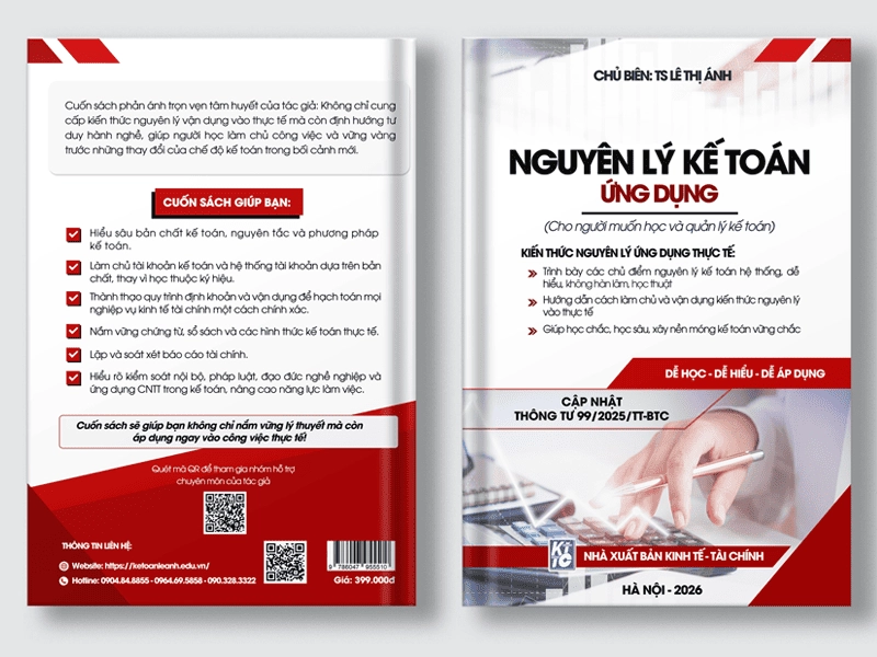 Sách nguyên lý kế toán ứng dụng do TS Lê Ánh biên soạn