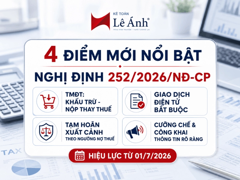 4 điểm mới nổi bật tại Nghị định 252/2026/NĐ-CP