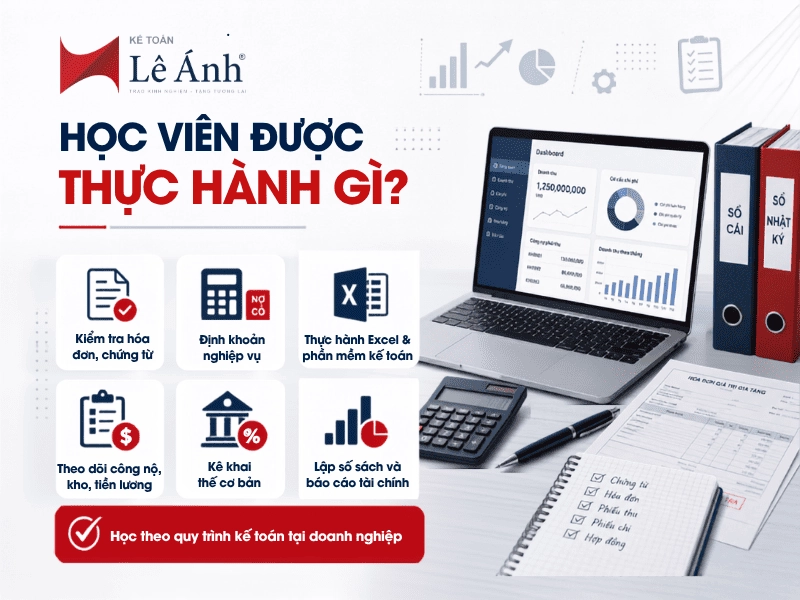 Khóa học kế toán tổng hợp thực hành tại TPHCM