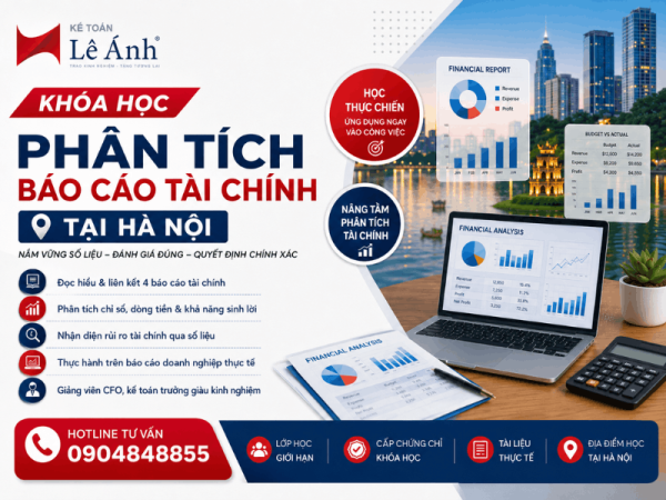 Khóa học phân tích báo cáo tài chính tại Hà Nội