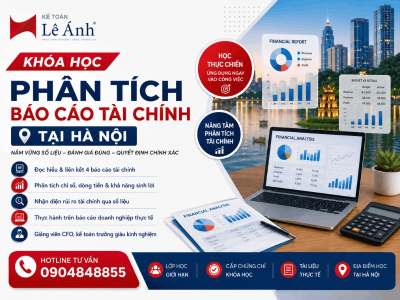Khóa học phân tích báo cáo tài chính tại Hà Nội