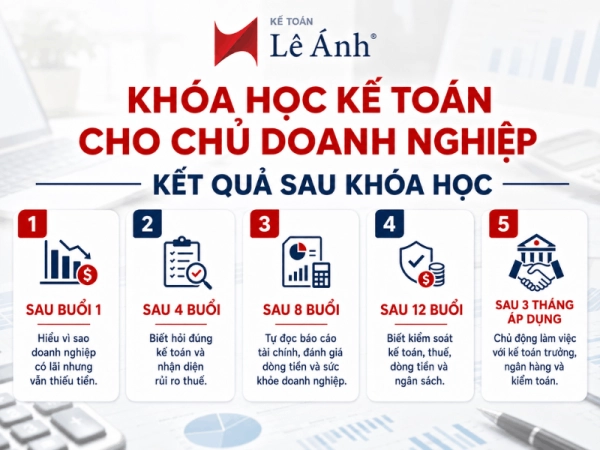 Sau Khóa Học Kế Toán Cho Chủ Doanh Nghiệp Bạn Sẽ Làm Được Gì?