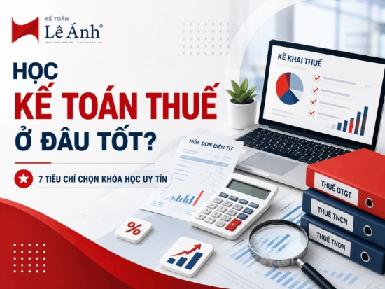 Học kế toán thuế ở đâu tốt