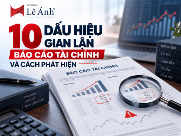 10 dấu hiệu gian lận báo cáo tài chính và cách phát hiện