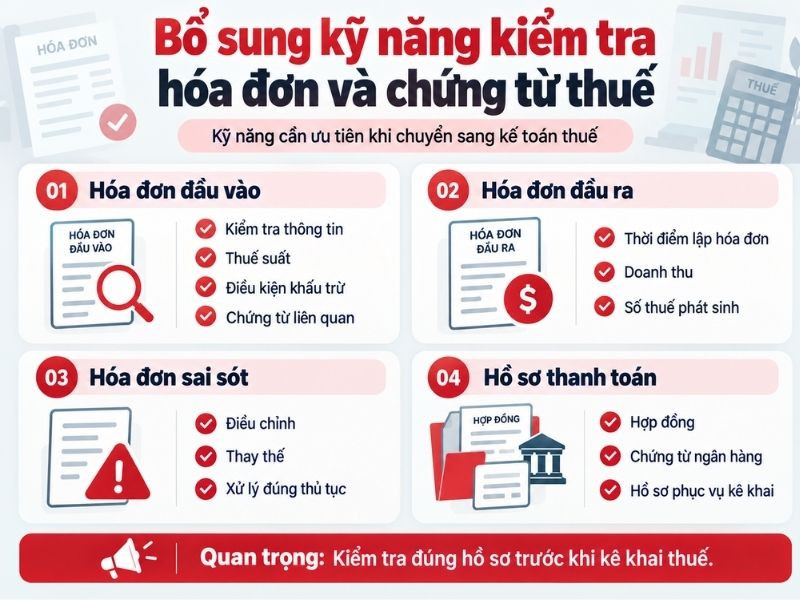 Các nội dung bổ sung về hóa đơn và chứng từ thuế