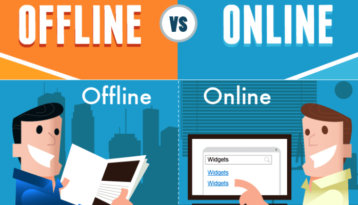 Sự khác nhau giữa học online và học offline
