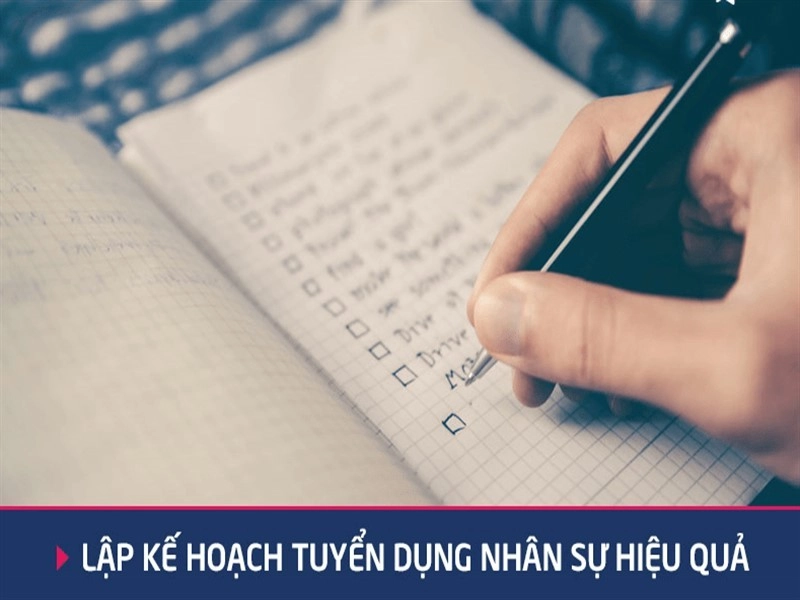 Hướng dẫn lập kế hoạch tuyển dụng nhân sự