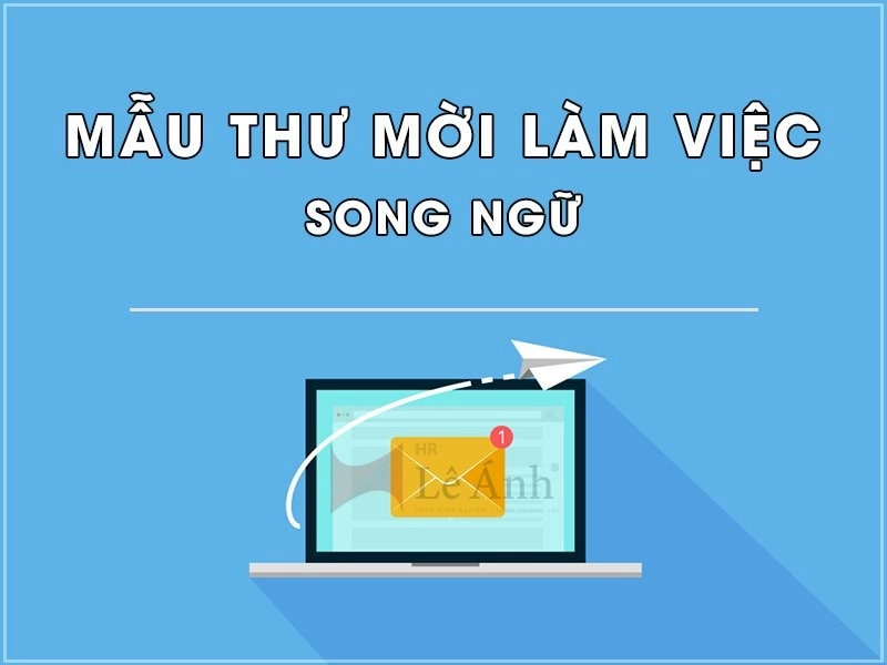 Mẫu thư mời làm việc song ngữ