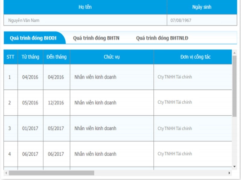 Tra cứu bhxh-bhyt-bhtn trực tuyến