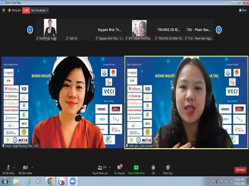 Toàn cảnh hội thảo CEO Lê Ánh chia sẻ kinh nghiệm về 