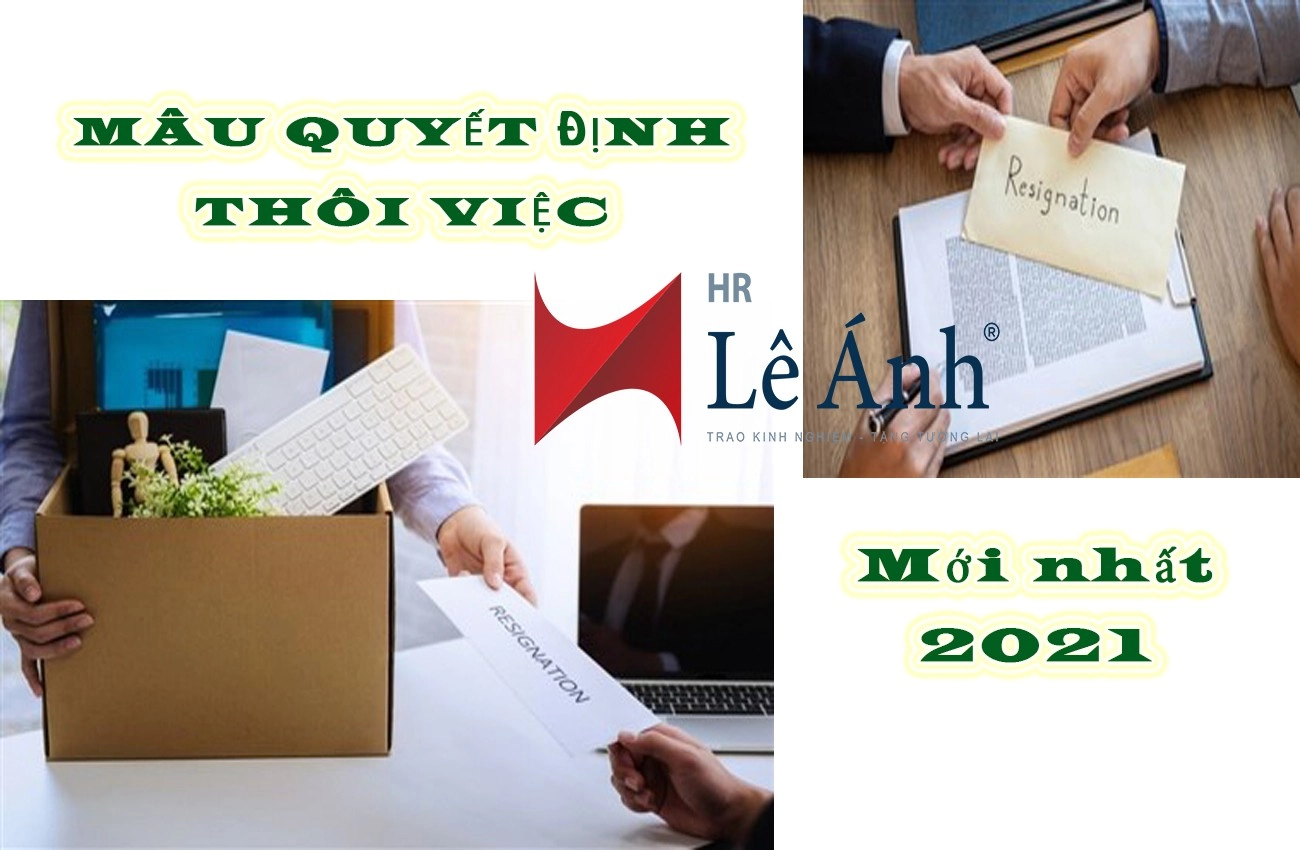 Mẫu quyết định thôi việc mới nhất 2021