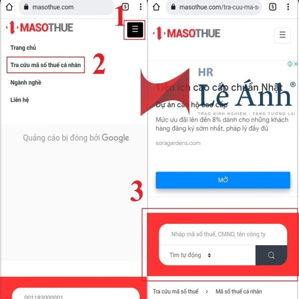 Tra cứu mã số thuế cá nhân