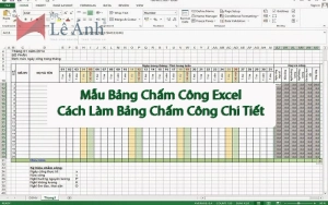 Mẫu bảng chấm công