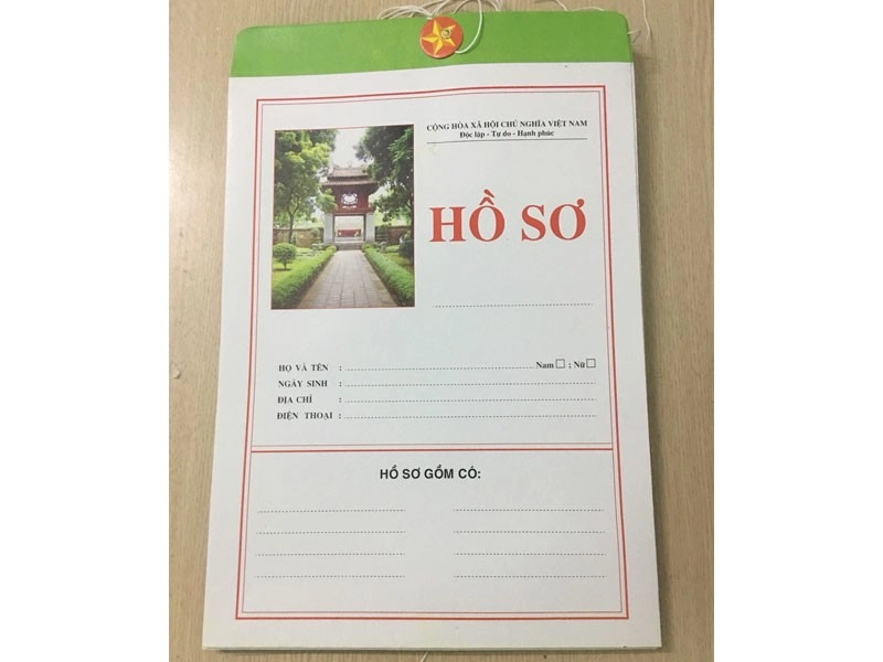 Cách viết bìa hồ sơ xin việc