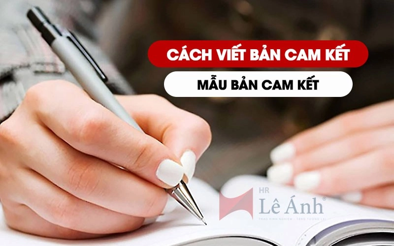 Cách viết bản cam kết chịu trách nhiệm